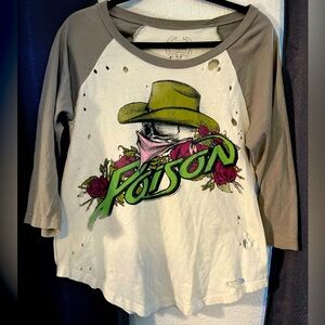 VINTAGE POISON TEE! Size Small